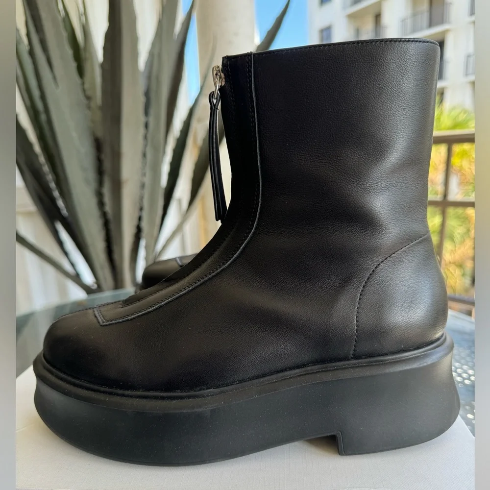 The Row Black Ankle Boots - Picture 2 of 5